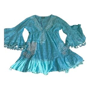 Antica Sartoria by Giacomo Cinque Handmade Dress | One Size | 100% Cotton | 🇮🇹